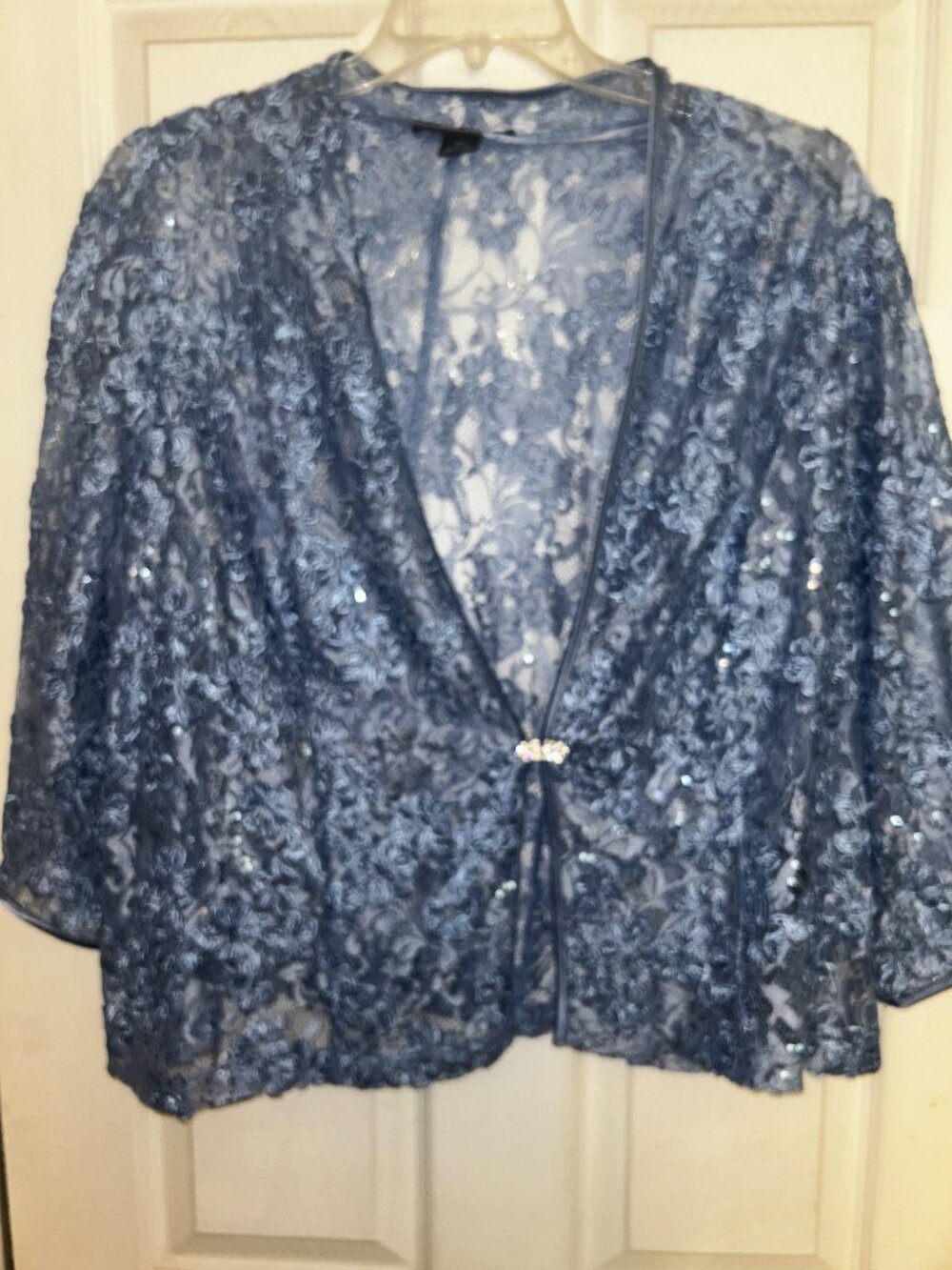 Jessica Howard Sparkly Lace Top – NWT-Elegant Evening Wear
